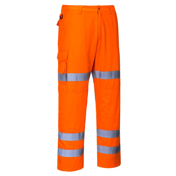 RT49 - Hi-Vis Three Band Work Trousers Thumbnail